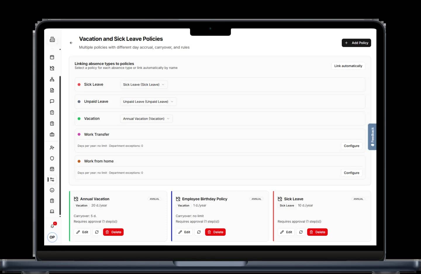 Time-off policies without the spreadsheet mess