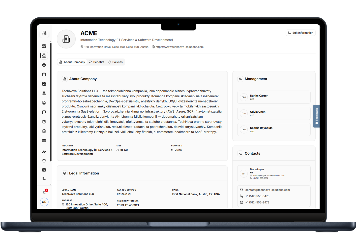Company profile